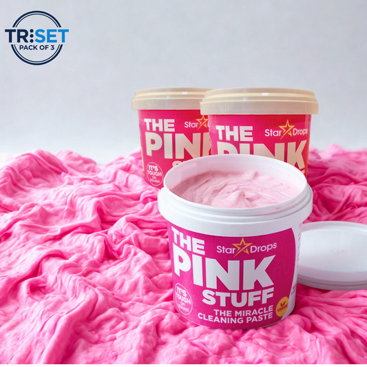 Star Drops The Pink Stuff Miracle Cleaning Paste 850g Tough Stain Remover Tub Triset