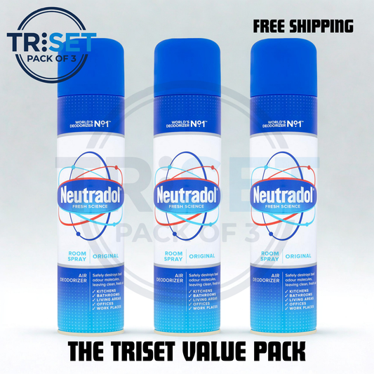 Neutradol Room Spray Odour Destroyer Original 300ml Pack of 3 Air Freshener