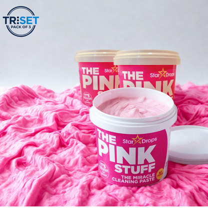 Star Drops The Pink Stuff Miracle Cleaning Paste 850g Tough Stain Remover Tub Triset