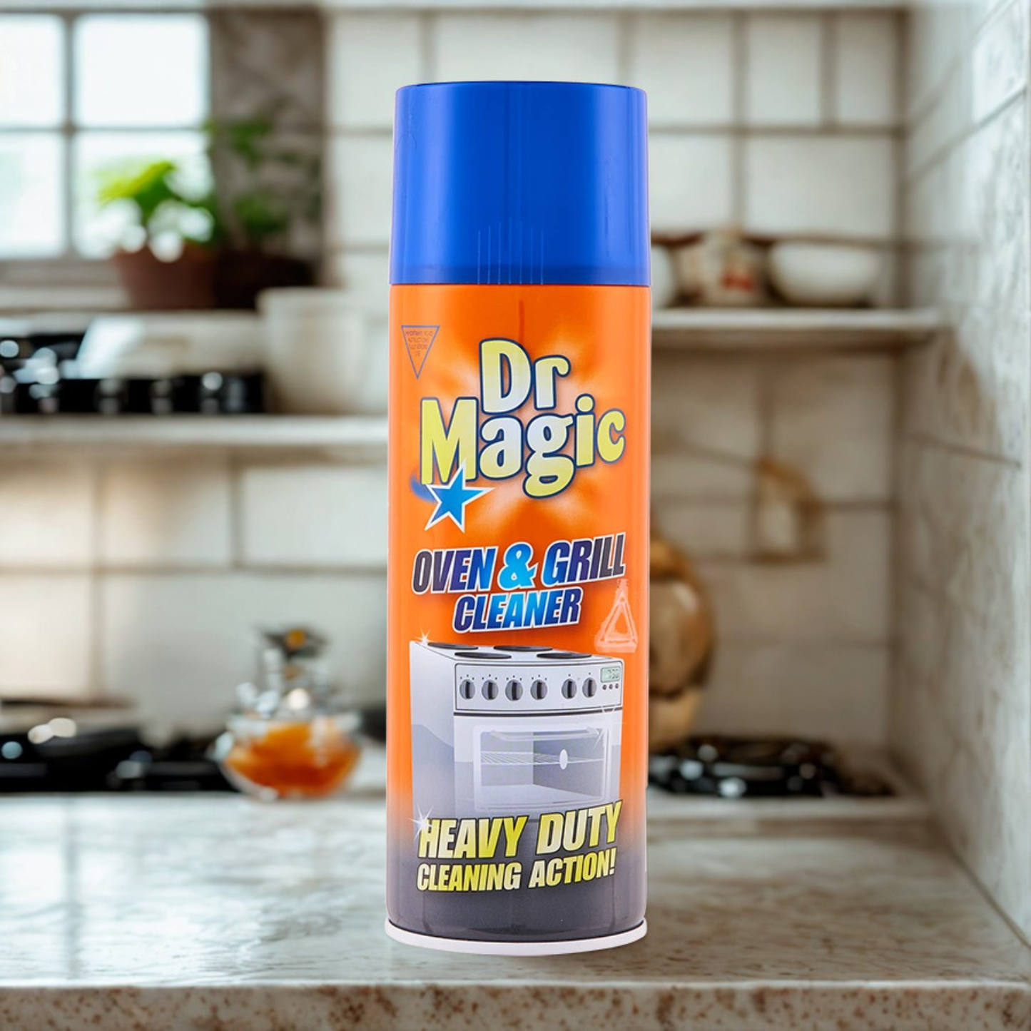 Dr Magic Oven & Grill Cleaner Spray Heavy Duty Degreaser 390ml Pack of 3 TRISET