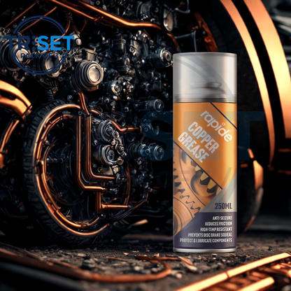 Copper Grease Spray Rapide Pack of 3 Anti Seize Brake Slip Lubricant 250ml Aerosol