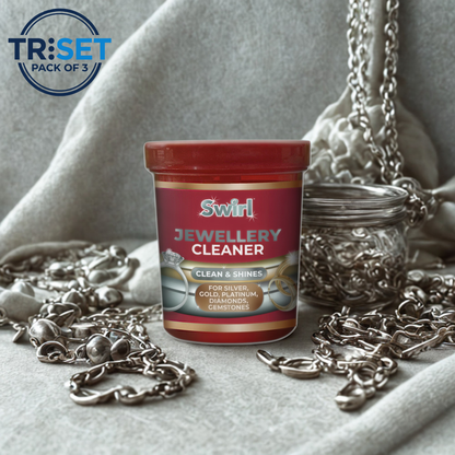 Swirl 151 Jewellery Cleaner 145ml Pack of 3 Triset Gold Silver Diamond Shiner Dip