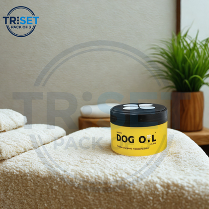 Mason's Dog Oil 100ml Pack of 3 Triset Muscle Joint Massaging Balm Relief Massage