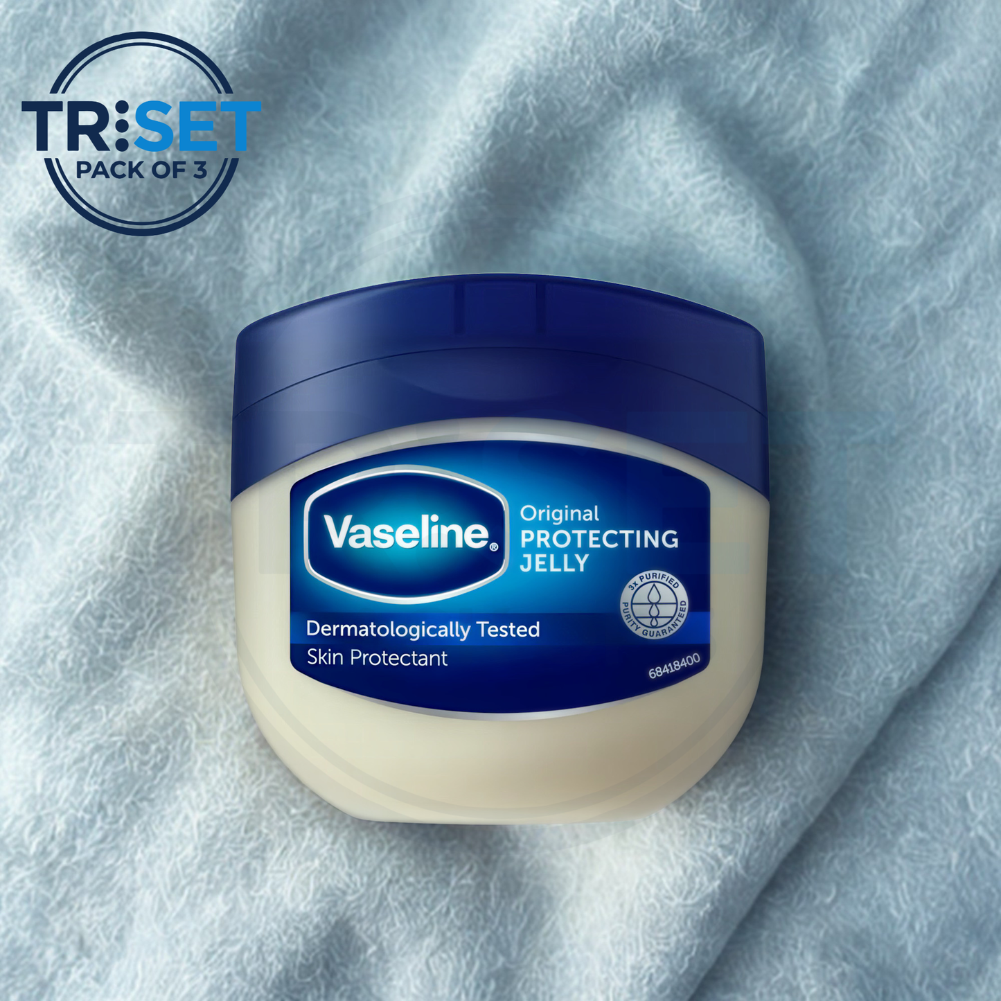 Petroleum Jelly Vaseline Pack of 3 Original Pure 250ml Dry Skin Baby Care Relief