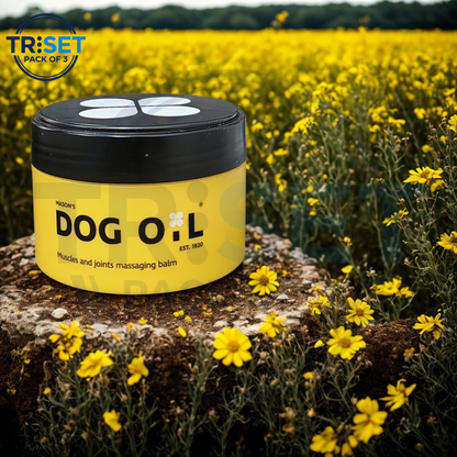 Mason's Dog Oil 100ml Pack of 3 Triset Muscle Joint Massaging Balm Relief Massage