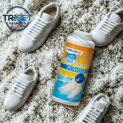 Athlete's Foot Powder Masterplast Pack of 3 Anti Fungal Treatment Smelly Feet 170g
