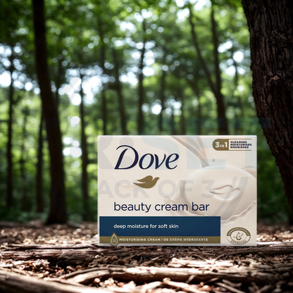 Dove Beauty Cream Bar Soap 90g Pack of 3 Deep Moisture Soft Skin Sensitive