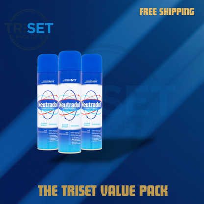 Neutradol Room Spray Odour Destroyer Original 300ml Pack of 3 Air Freshener